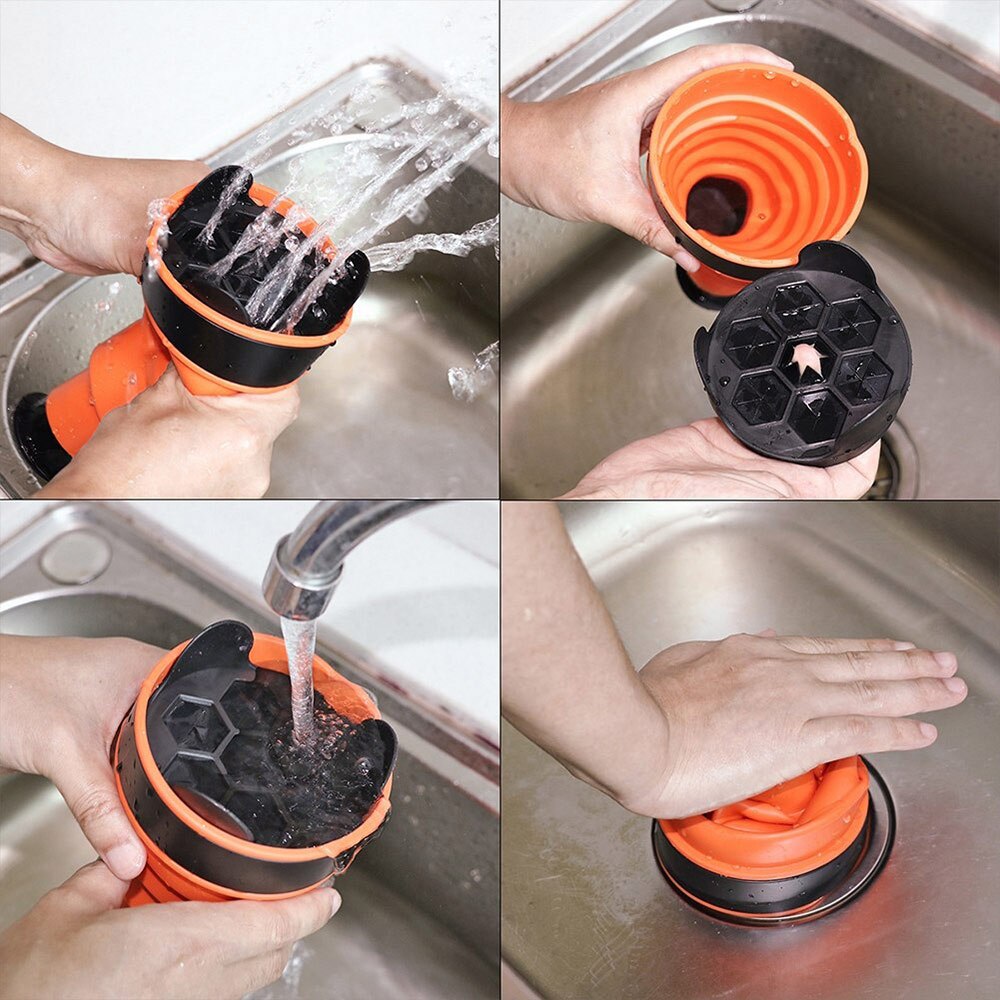 Handmatige draagbare verstoppingskanon lucht hoge druk krachtige afvoerontstopper pomp ontstopper reinigingsgereedschap voor keuken toilet badkamer  f5