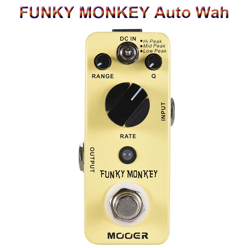 Mooer Guitar Effect Pedal mooer Black Secret Micro Mini Distortion Electric Guitar Pedal True Bypass For Guitar Accessories: FUNKY MONKEY Auto