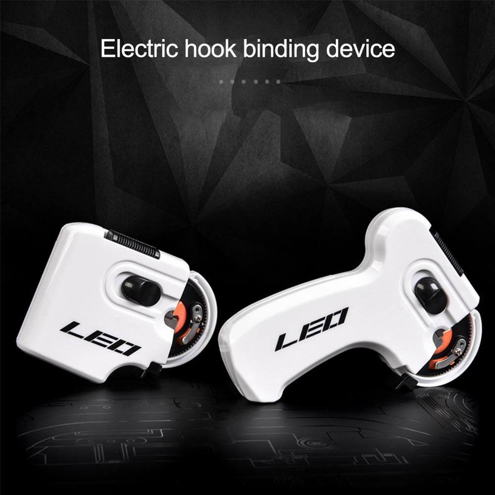 Electric Automatic Hook Device Multifunctional Hooking Device Line Winder Portable Automatic Hook Machine Equipment Bait Fishing