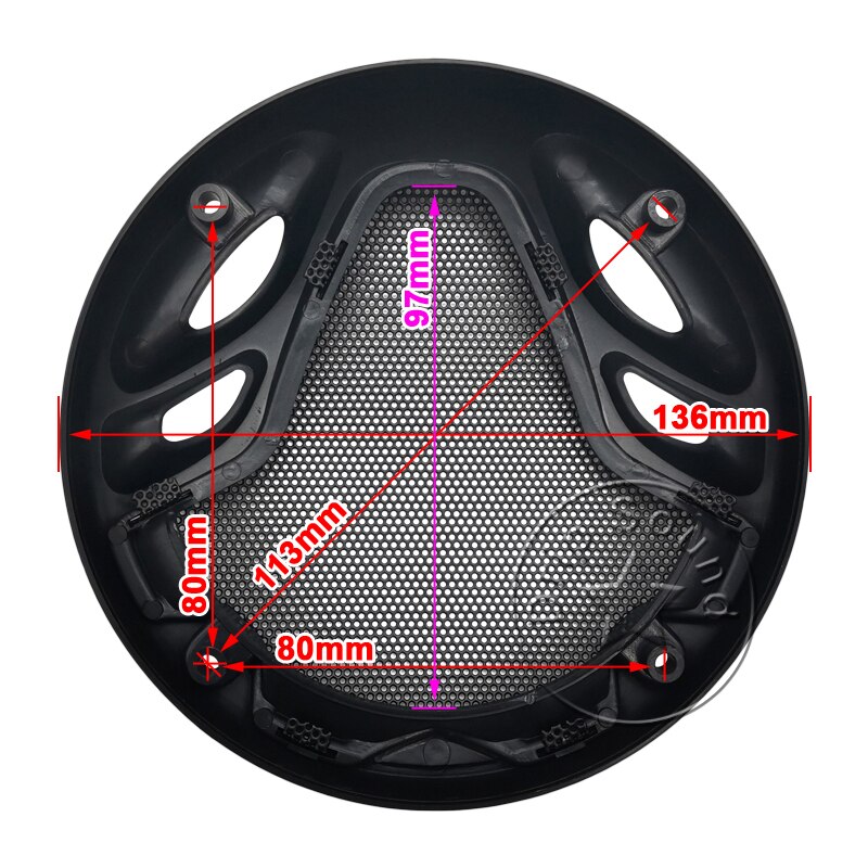 #39 4 /5 /6.5 /6 x9 #39 #39 #39 #39  #2 metallgitter #39: 1 stück / Für 4- zoll-lautsprecher