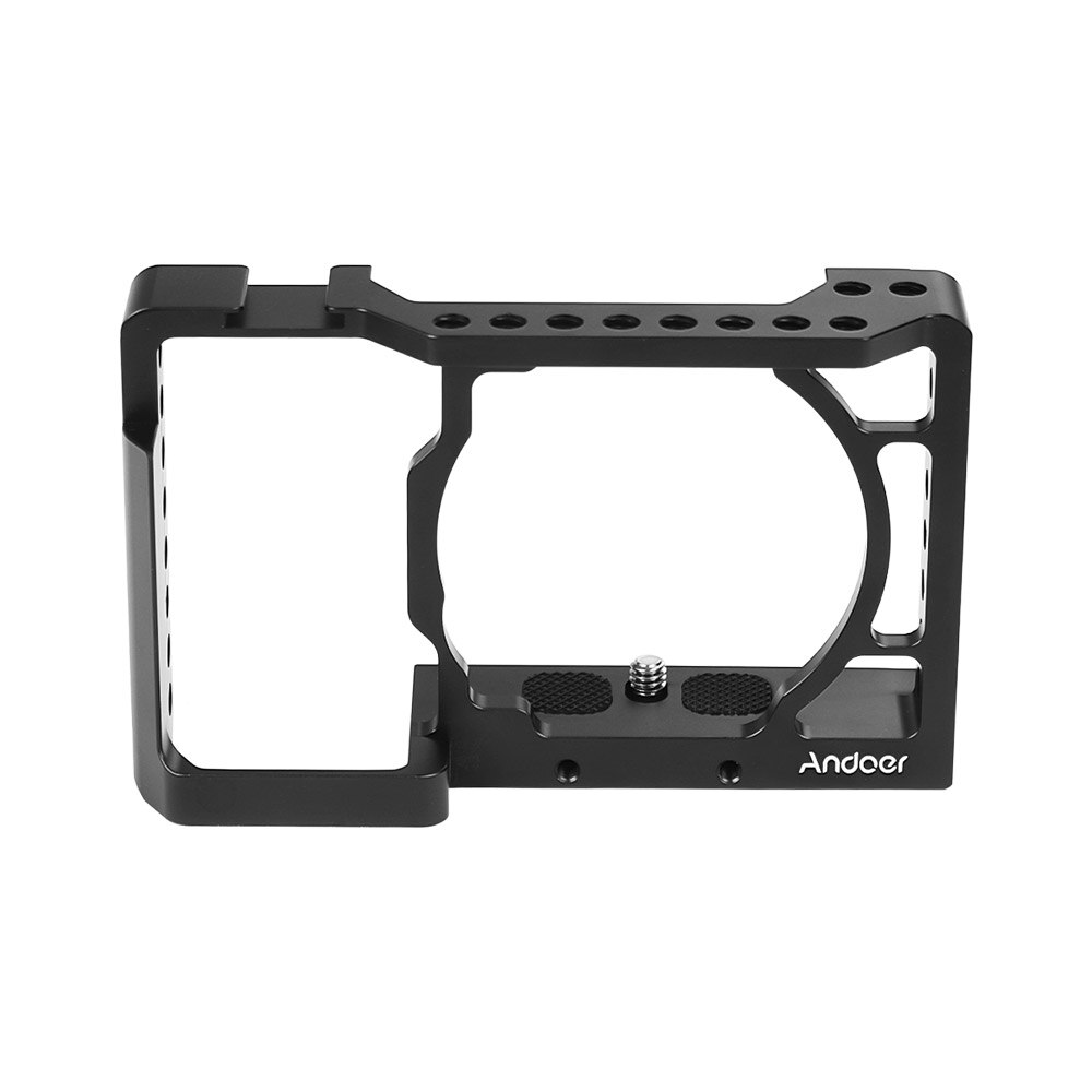 Andoer Camera Kooi Video Film Movie Maken Stabilizer Aluminium 1/4 Inch Schroef Met Koud Shoe Mount Voor Sony Camera 'S: Camera Cage