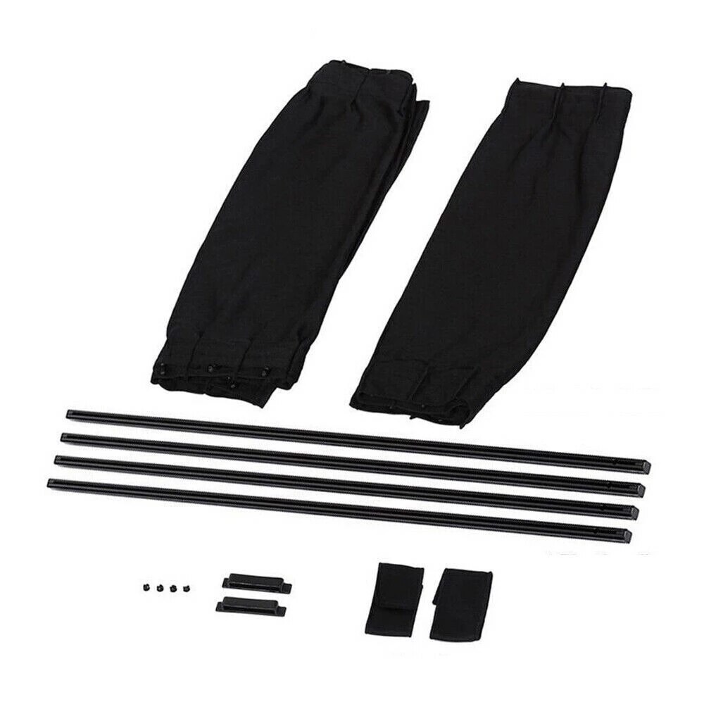 2Pcs Car Side Window Sunshade Curtains Auto Windows Sun Visor Blinds Cover Adjustable 70x47CM: 50x47CM