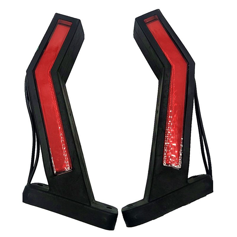 2PCS Side Lights LED Outline Marker 12-24V LED Lights Truck Trailer LED Truck Light Van LED Lights Trailer Tail Lights
