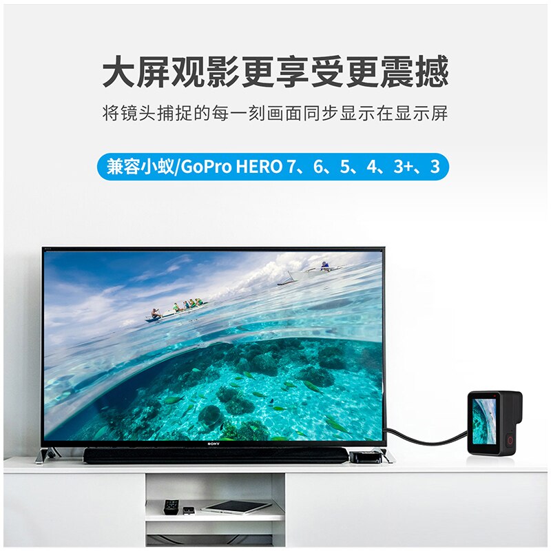 HDMI Cable video cables gold plated 1080P 3D Cable for HDTV GoPro Hero 7/6/5/4/3+ SJCAM SJ4000 YI SONY Action Camera Accessories
