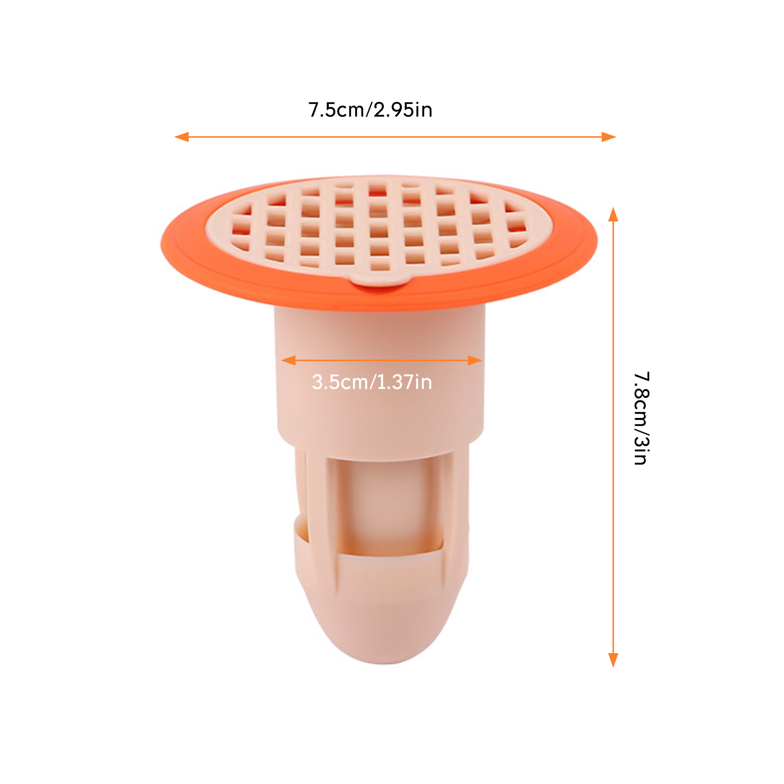 filtre Anti-odeur en Silicone pour salle de bain, douche, couvercle de bouchon, filtre de vidange d'eau, déodorant anti-insectes: B