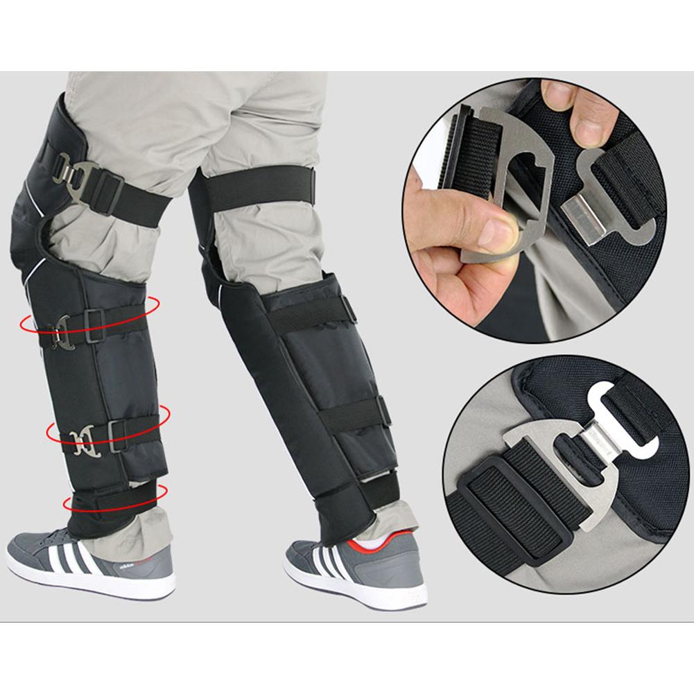 Jambières de moto couvre la jambe coupe-vent genouillère protecteur moto genouillère demi Chaps Leggings couvre pour l'hiver