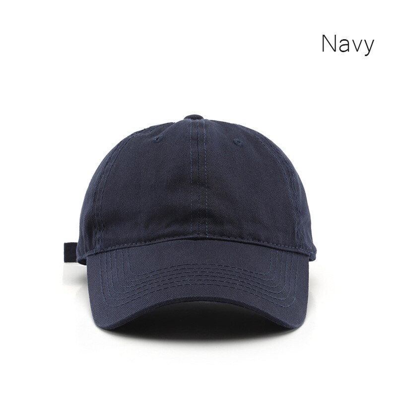 Sleckton Katoenen Baseball Cap Voor Vrouwen En Mannen Mode Snapback Hoed Zomer Casual Zon Caps Soft Top Hoeden Unisex 2022: Marineblauw