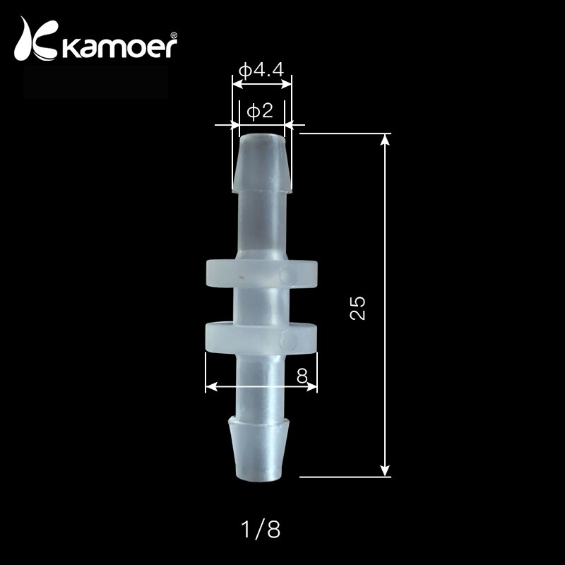 Kamoer kunststoff rohr anschluss für peristaltische flüssigkeit pumpe, 10 stück in einem paket: 1-8