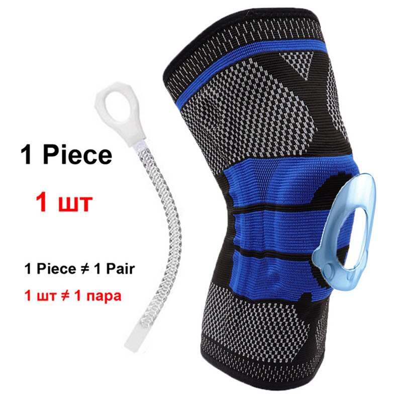 Tom der Umarmung Silicon Meniskus Kneepad 1 Pcs Frühling Knie Pads Unterstützung Patella Schutz Bein Arthritis Verletzungen Gym Hülse knie klammer: Black / S