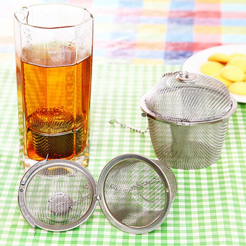 Roestvrij Staal Soep Smaak Spice Doos Mand Pekel Pot Slakken Scheiding Vergiet Theepot Koken Gereedschap