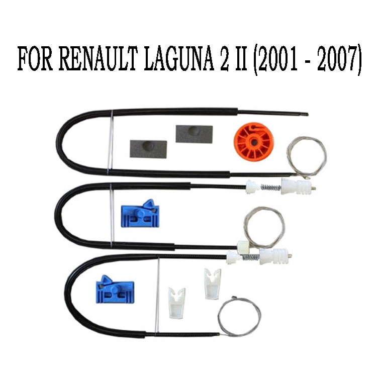 Car Window Regulator Repair Kit For Renault Laguna II 2 2001 - 2007 4/5 - Doors Front Right 8200000937