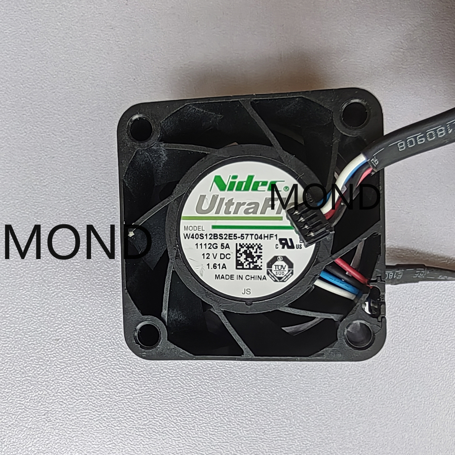 W40S12BS2E5-57 T04HF9 T04HF4 Server Cooling Fan for NIDEC Temperature Control PWM Radiator 12V 1.61A 4CM 4028 Original