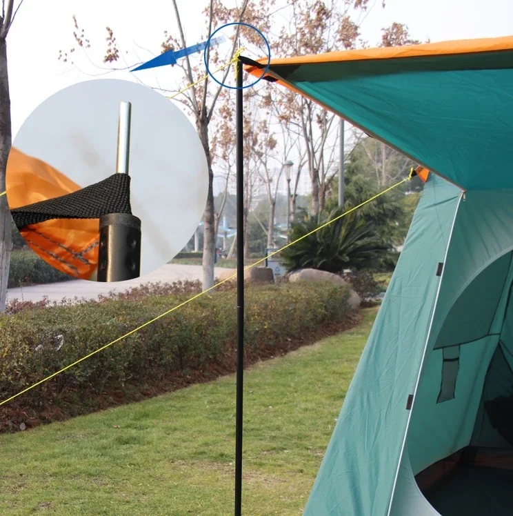 Φ 16Mm 1.6M 1.92M Tent Veranda Paal Zeildoek Camping Luifel Veranda Tent Rechtop Paal Zeil Luifel Tent Portiek Paal