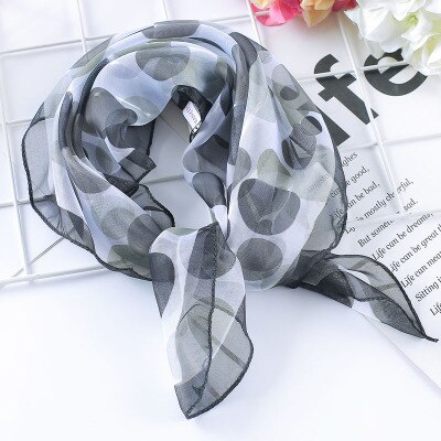 50*50Cm Lente-Zomer Vrouwen Zijden Sjaal Vierkante Dame Wrap Kleine Kantoor Neck Head Sjaal Haar sjaal Foulard Skinny Sjaals: TS-7