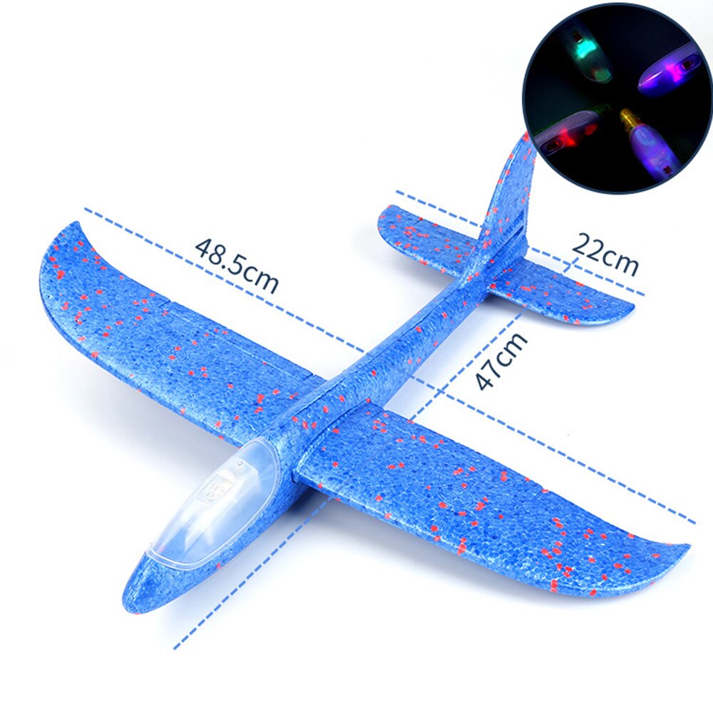 48 CM DIY Hand Throw Airplane EPP Foam Launch fly Glider Planes Model Aircraft Outdoor Fun Toys for Children Plane Toys Game