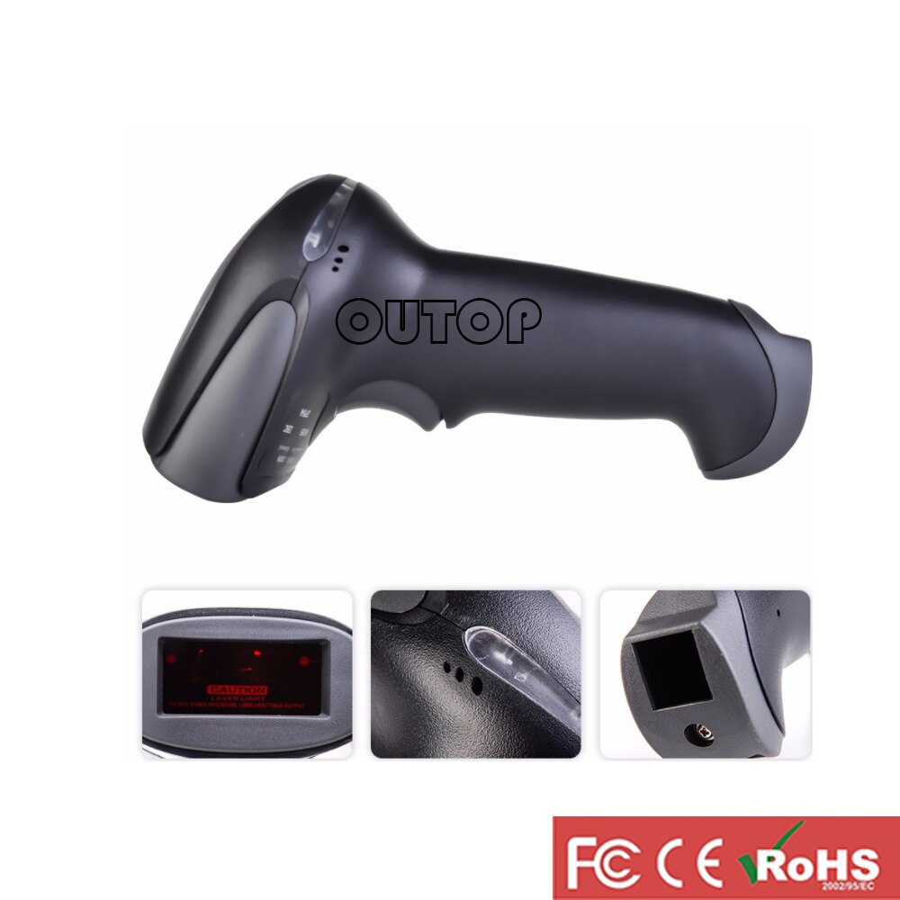 desktop handheld 1D 2D Stand barcode scanner