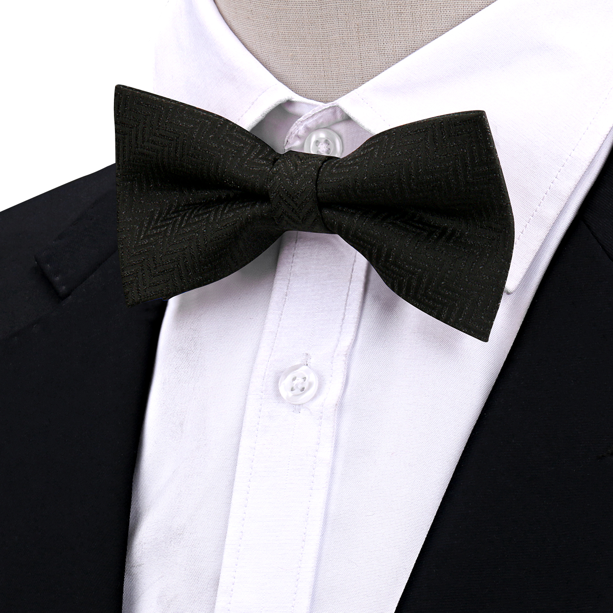 Pajarita para hombre, pajarita Floral para adultos, clásica, de boda, novio, camisa, accesorios para el cuello, pajaritas ajustables para el cuello, corbata de: Blanco lechoso