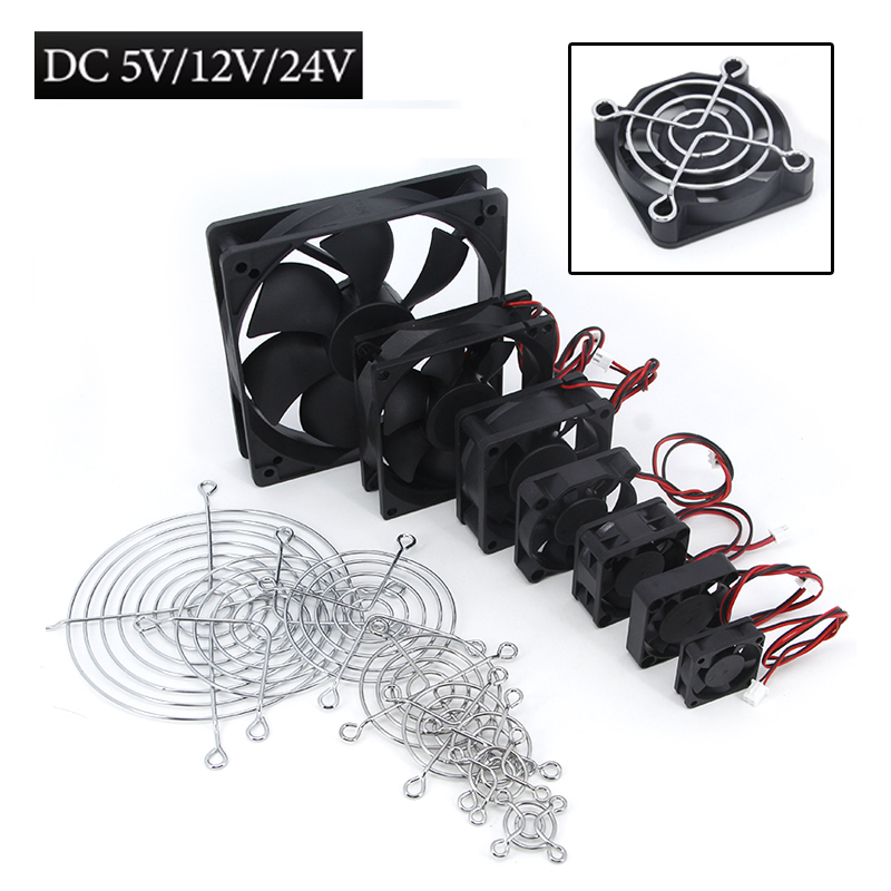 DC Brushless Cooling Fan 6025/8025/9225/12025/3007/4010 30MM/40MM/50MM/60MM DC 5V 12V 24V Cooler PC Laptop Computer Case Fans W2