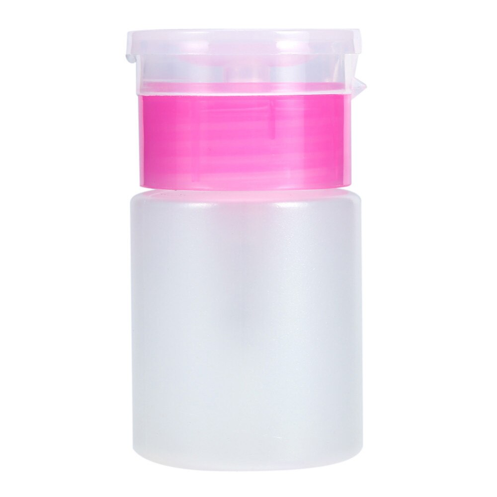 Rosaling Plastic Lege Pomp Remover Dispenser Fles 1 Pcs Nail Gel Polish Verwijderen Nail Art Manicure Alcohol Clear Fles: N510302