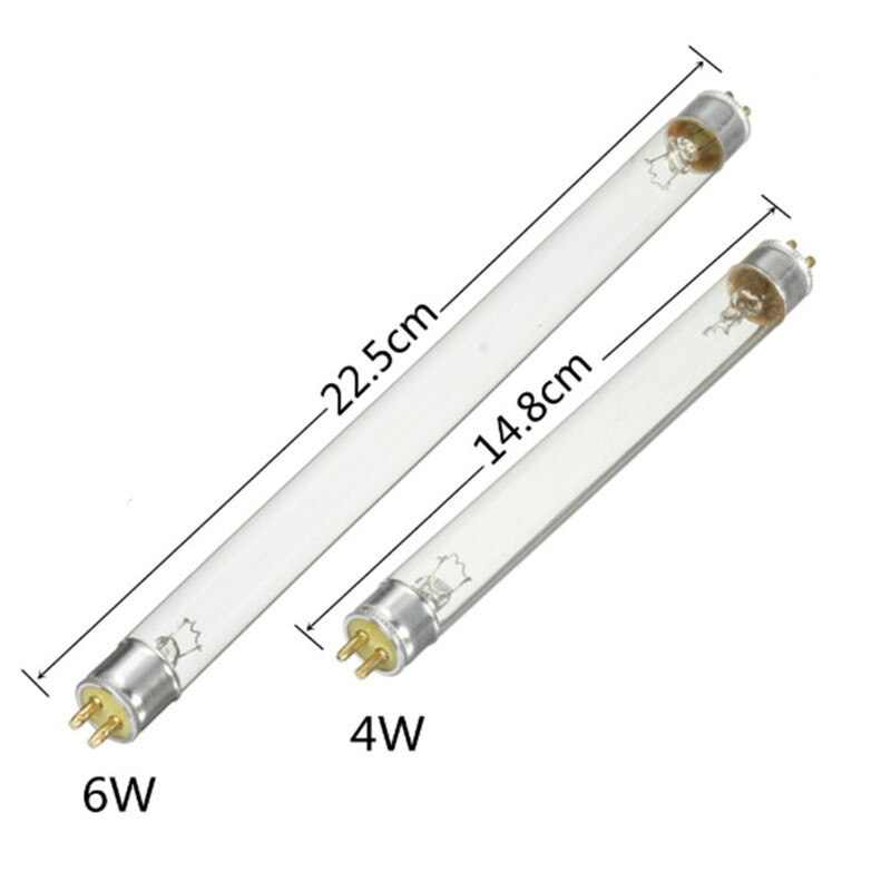 T5 4w / 6w uv desinfectielamp uv kiemdodende lamp lichtblauwe kiemdodende lamp om huisstofmijten te doden