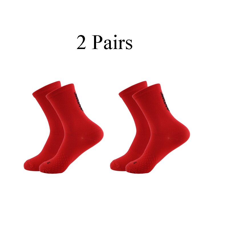 2 Pairs Unisex Non Slip Socks Towel Bottom Outdoor Sports Socks: d