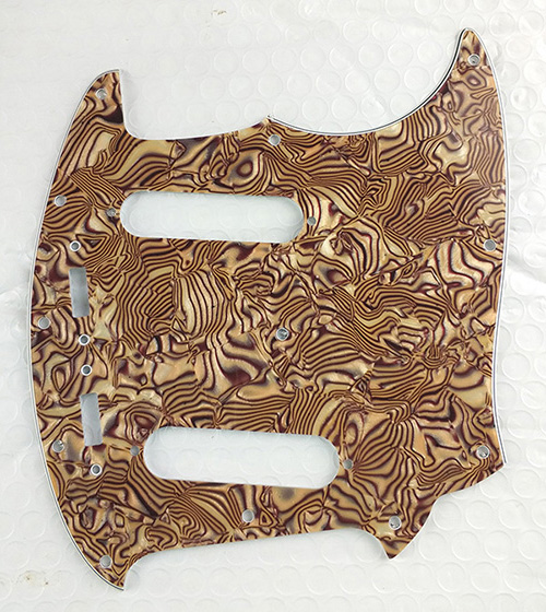 Pleroo Custom Gitaar Pickgaurd Scratch Plaat-Voor Ons Mustang Gitaar Slagplaat Scratch Plaat