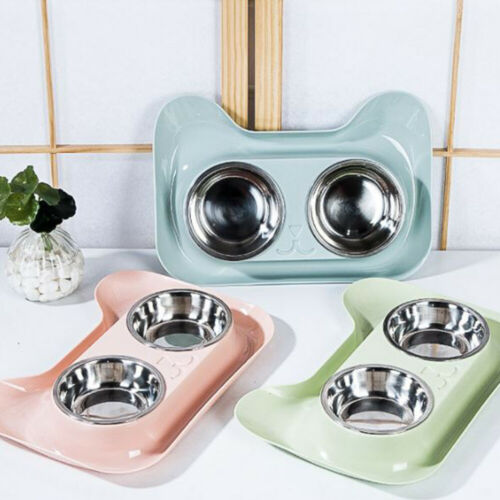 El plato de comida para perros más , alimentador de agua de playa de silicona con doble cuenco para Alimentación de Mascotas