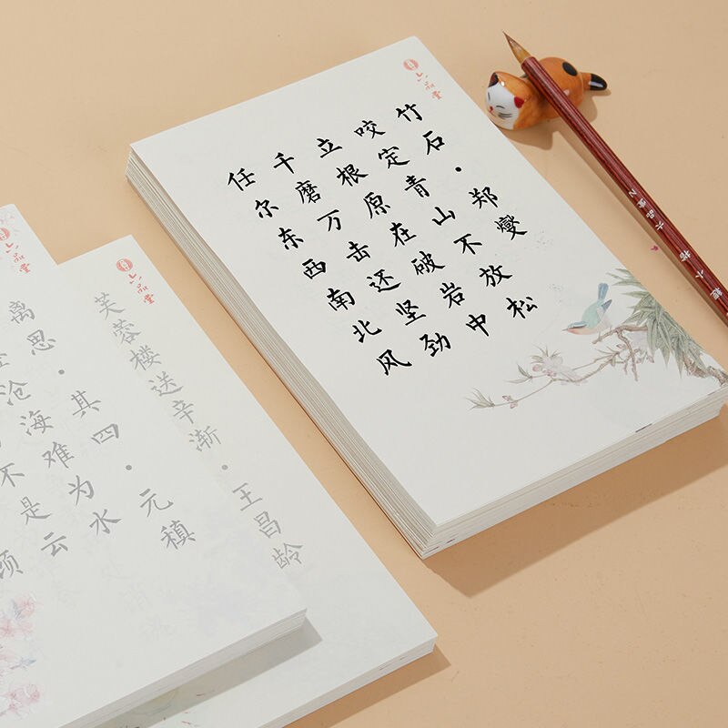 Chinese Copybook Small Regular Script Shou Jin Ti Copybooks Brush Pen Caligrafia Copybook Child Basic Poem Calligraphy Copybooks