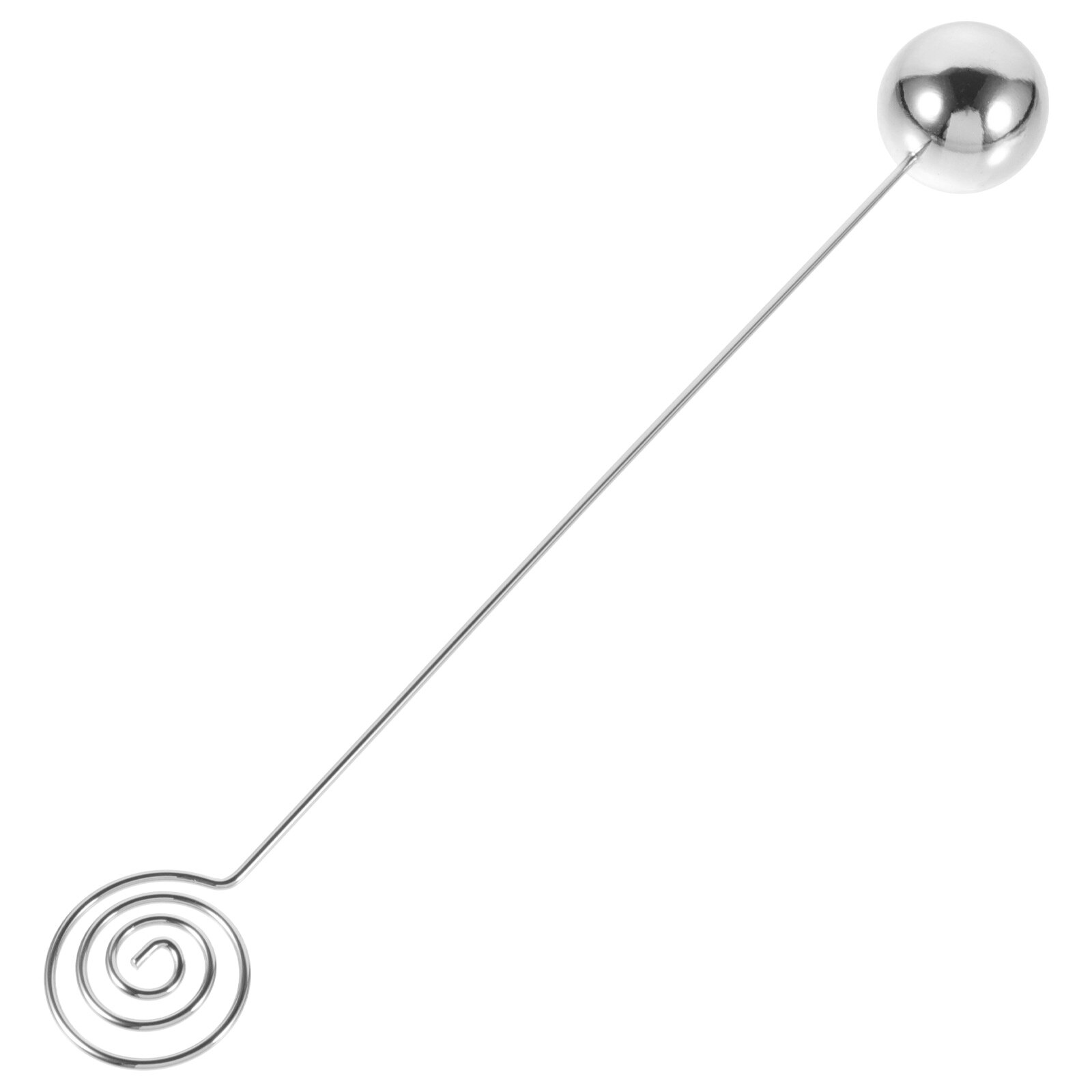 Number Note Holder Table Memo Holder Stainless Steel Picture Clip for Home Hotel Decor: Silver