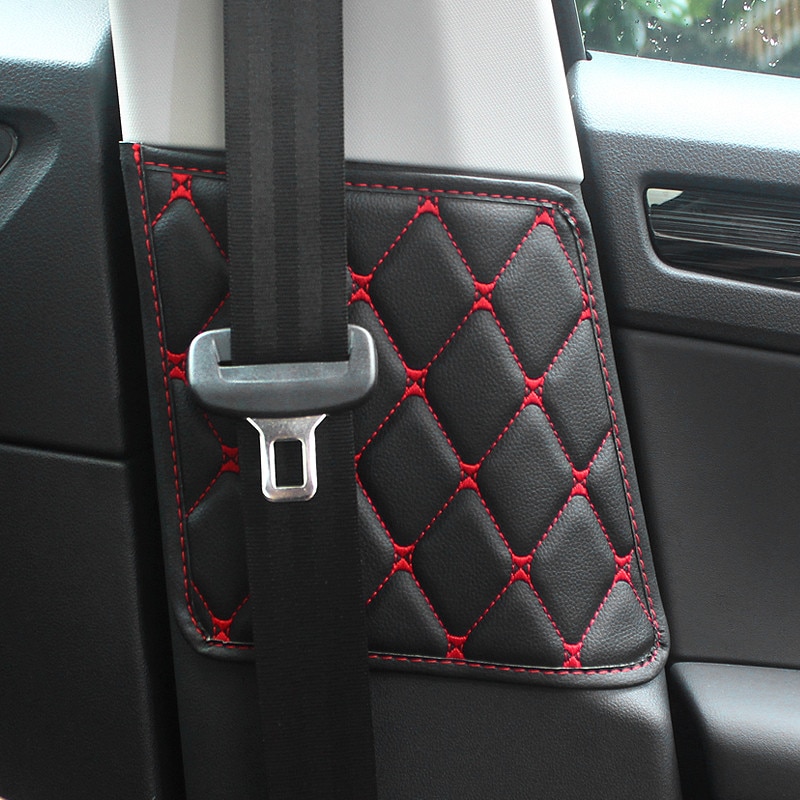 2 stk/sæt bilsæde sikkerhedssele beskyttelsespude crashmåtte cover til skoda kodiaq interiør tilbehør bil styling