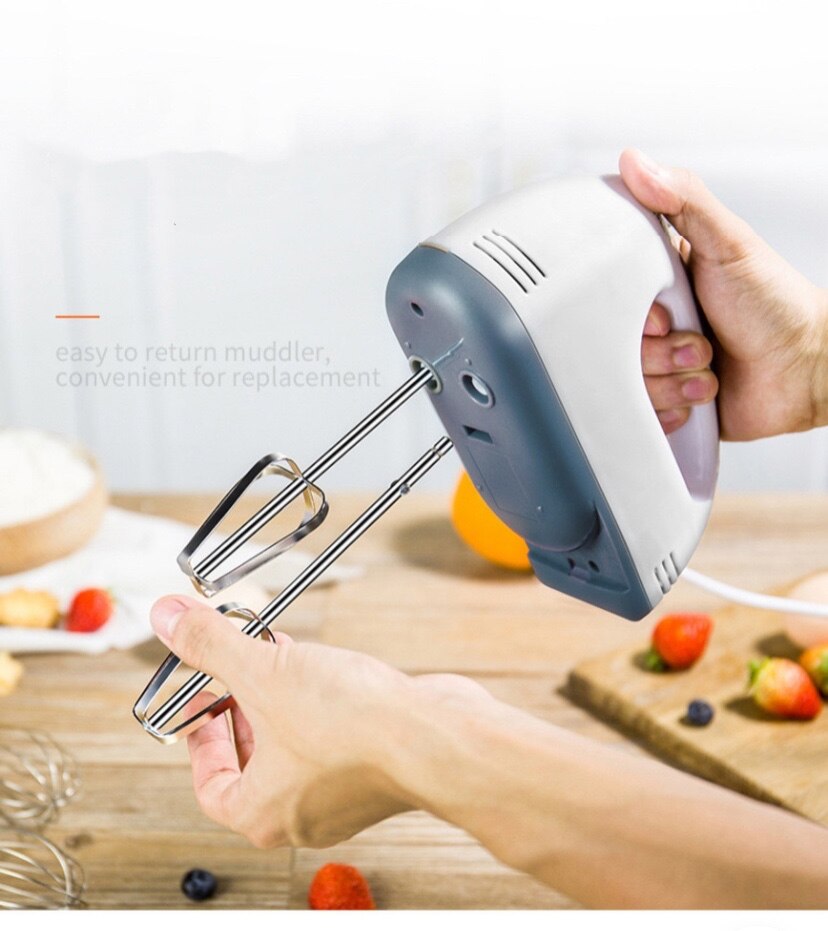 Mélangeur électrique manuel à 7 vitesses, batteur d'œufs automatique, crème alimentaire, gâteau, pâte de cuisson