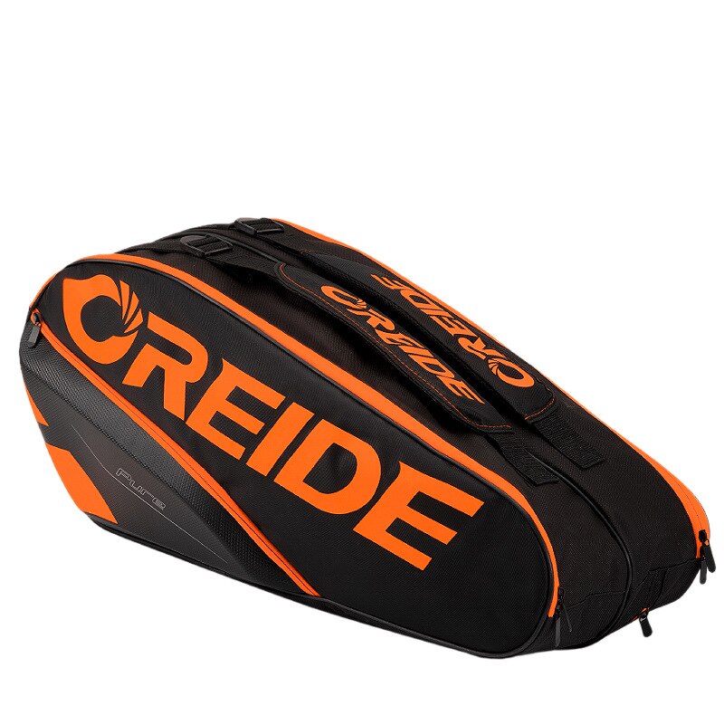 Professionele Grote Capaciteit Tennistas Waterdichte Laag Tennisracket Opleiding Zak Rugzak Badminton Racket Tas-40: Orange