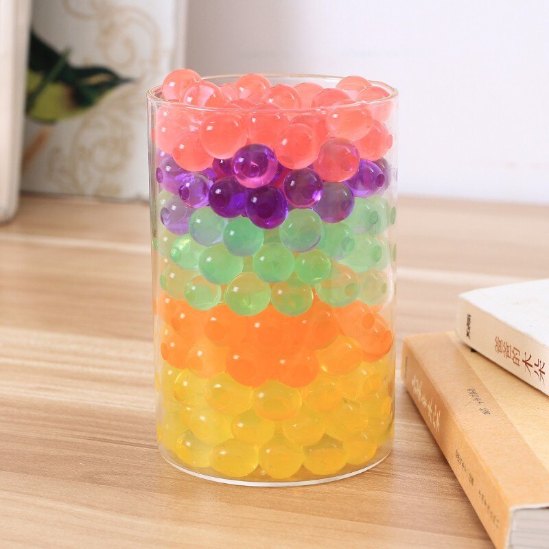 Cuentas de agua de polímero de hidrogel para decoración de boda, bolas de agua para cultivo, decoración con macetas y barro para el hogar, 1000 Uds., 7zSH760