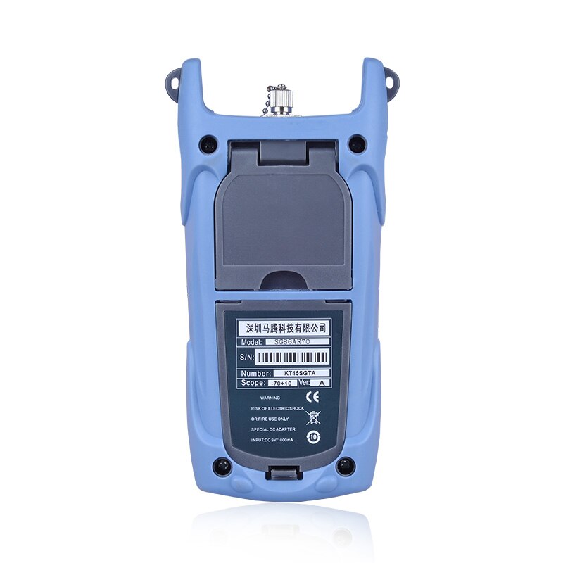 ZHWCOMM handheld SG86AR70 fiber optische power meter 800 ~ 1700nm SC/FC Adapter fiber optische test machine