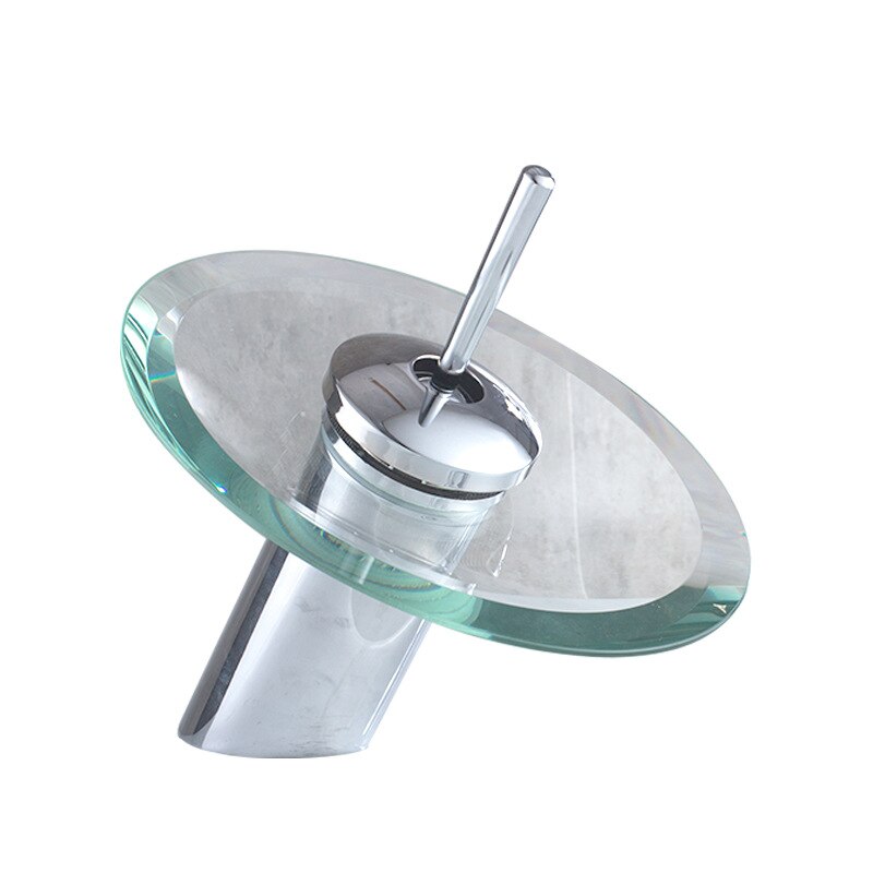 Koperen kraan voor grensoverschrijdende levering van buitenlandse handel, badkamer, glas waterval, wastafel plating, koud en warm water mengen fauc