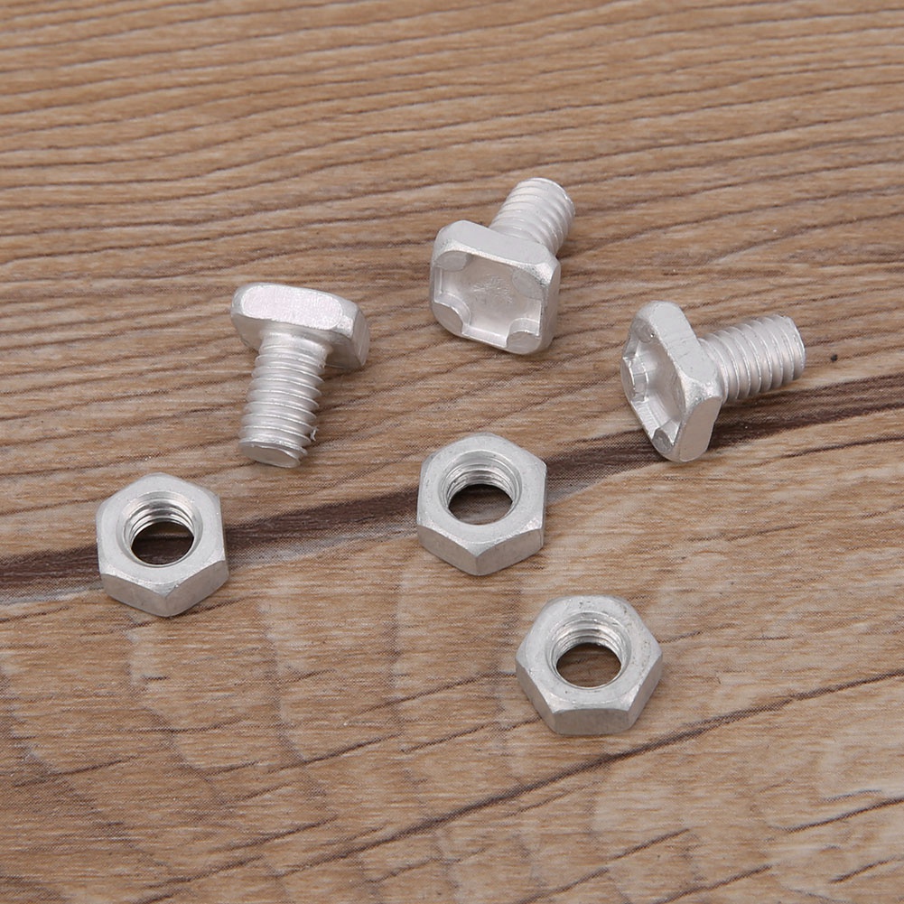 Kas Moeren Bouten Set 50 Stuks Aluminium Noten + 50 Stuks Bouten Tool Accessoire Set Voor Kas