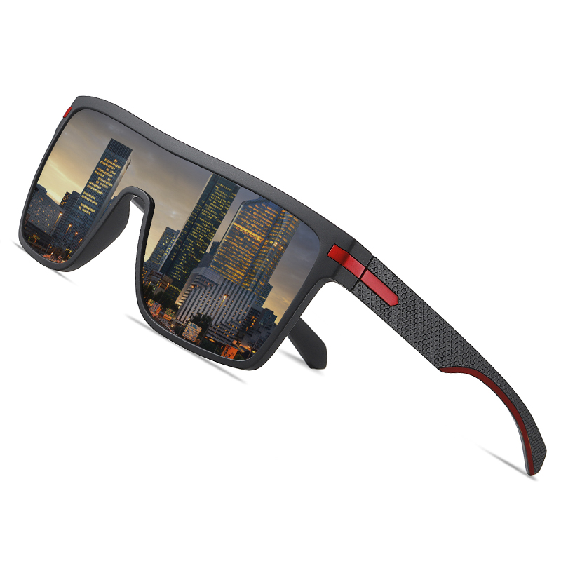 Aofly Gepolariseerde Zonnebril Mannen Mode Oversized Flexibele Frame Vierkante Mannelijke Zonnebril Voor Driving Goggle Zonnebril Heren