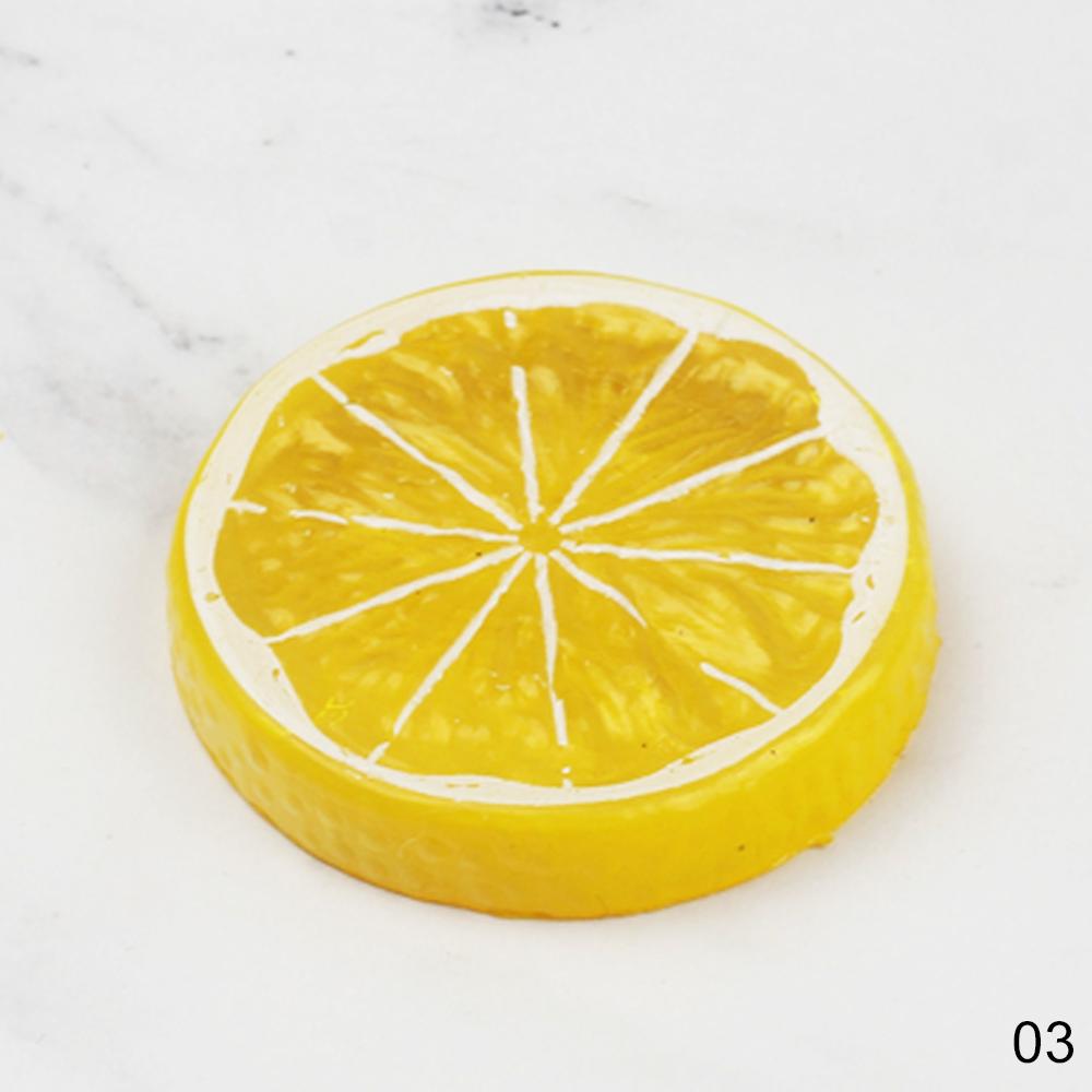 2pcs Photography Props Simulation Fruit Slices &amp; Artificial Ice Cubes for Studio Photo Desktop Shooting Decoration Accessories: 03