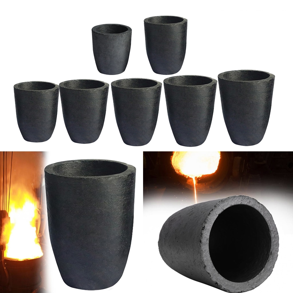 Tocha de grafite mini cadinho para fundição de fusão diaxh 160x180mm