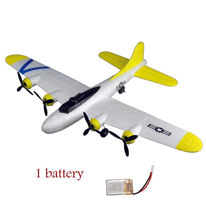 IMPULLS FX817 Remote Control glider 2CH Stunt Flying Aircraft Aerial fortress bomber use EPP Materia For FSWBl: with 1 battery