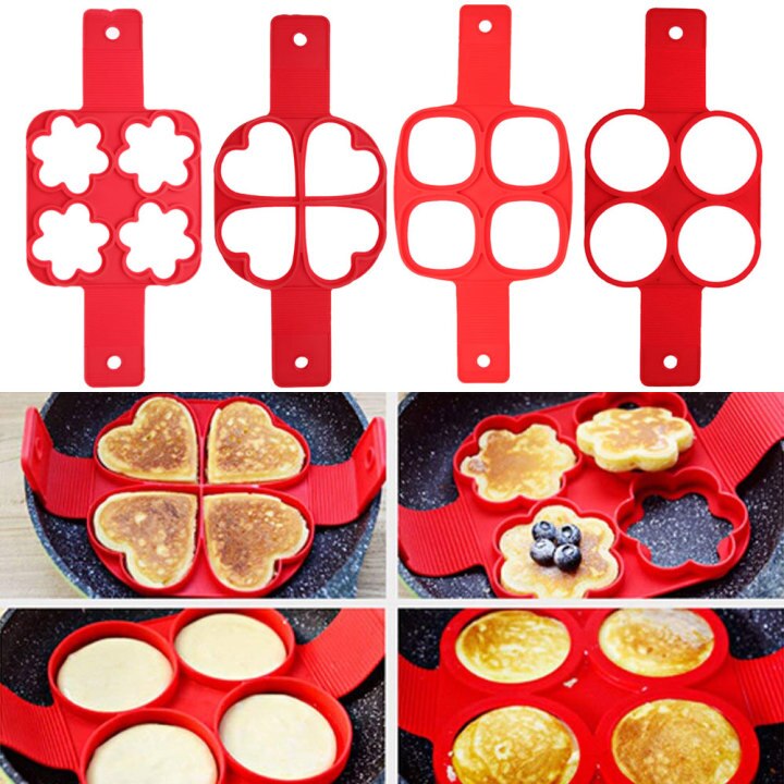 Munanmuovaaja munakas pannukakku muotti tarttumaton ruoanlaittotyökalu munankeitin pannu kääntää munarengas muotti keittiötarvikkeita