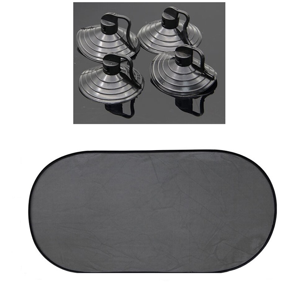 1pc 100x50cm Pala de Sol do Carro Janela Indiscreta Sombrinha Sombrinha Tela Cortina De Carro Malha de Nylon com um Poderoso ventosa Automóvel