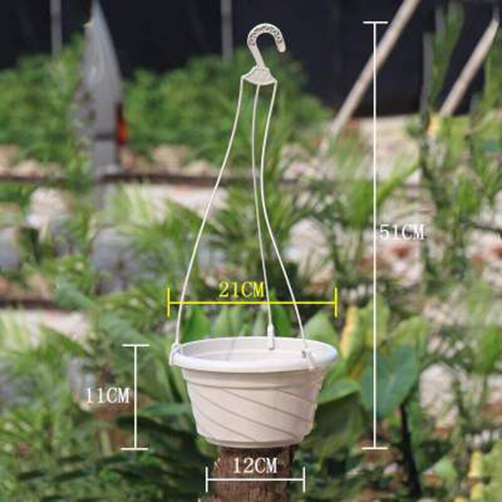 Basket Hanging Planter Garden Flower Plant Pots for Indoor Outdoor Plants, Succulent Hanging Planter Baskets with Hook