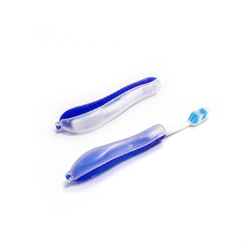 Brosse à dents pliable de voyage brosse à dents à poils souples Portable pour Camping randonnée outils de nettoyage buccal d'hygiène des dents en plein air