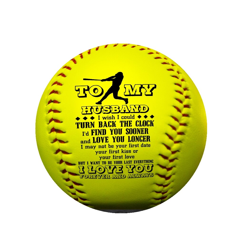 A mio marito, vorrei poter tornare indietro l'orologio Baseball Ball softball