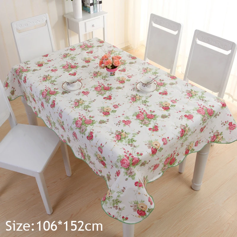 152x106cm Tischdecke wasserdichte rechteckige quadratische Garten tischdecke Fleck Tischdecke Wachstuch Mantel Mesa undurchlässige Tapete