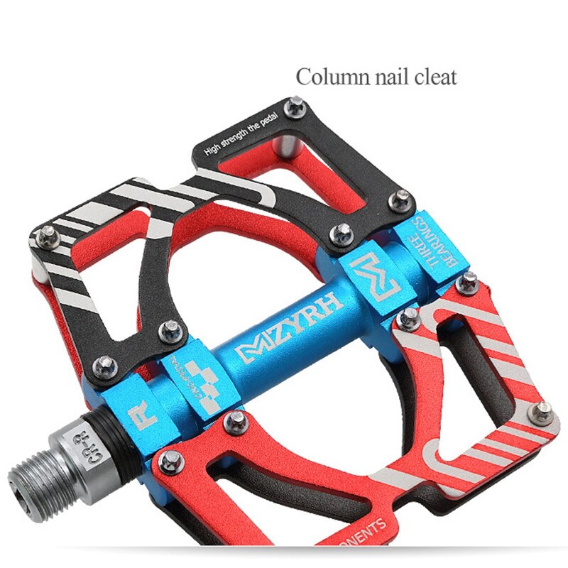 MZYRH Mountain Bike Pedals Ultralight Colorful CNC Cycling Sealed 3 Bearing Flat Pedals BMX MTB Cycling Sports Accessories