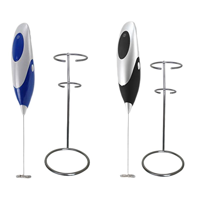 Handheld Electric Coffee Mixer Frother,Milk Beverage Foamer Cream Whisk Cooking Stirrer Egg Beater With Bracket