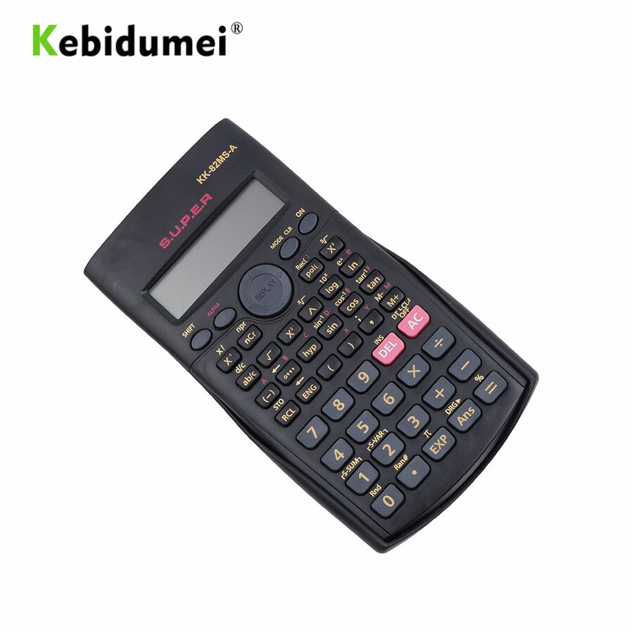 kebidumei Handheld Portable Office Battery Calculator for Students School Plastic Calculator Multifunctional for Mathematics