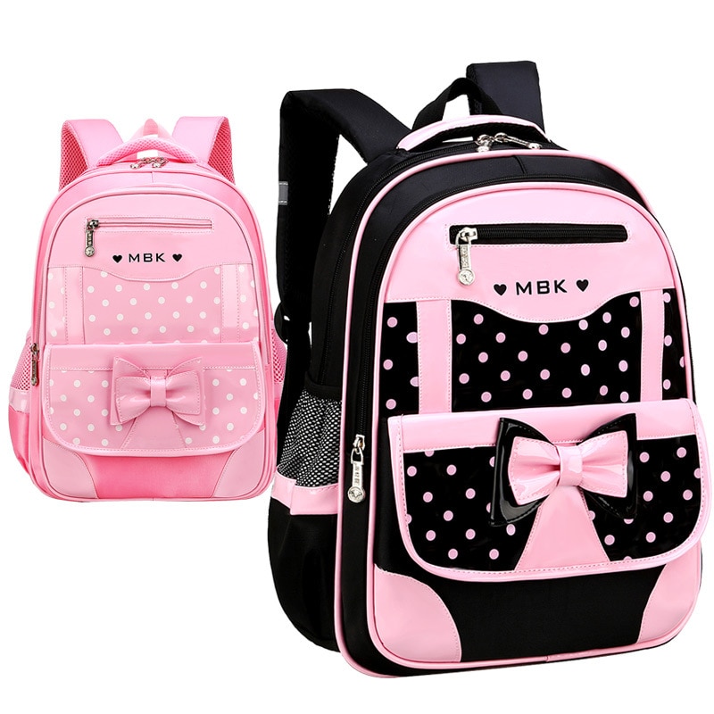 Children School Bags Girls Backpack Kids dot printing Backpacks set Schoolbag Waterproof Primary School Backpack mochila escolar